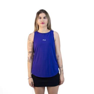 Imagem de Regata Fila Bio III Feminina, GG, Azul