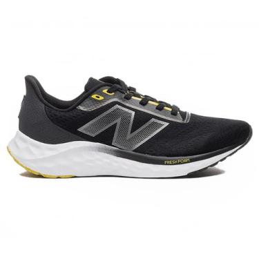 Imagem de Tênis De Corrida New Balance Arishiv4 Masculino, Preto amarelo, 42