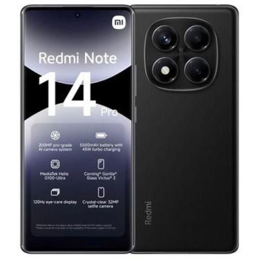 Imagem de Celular Redmi Note 14 Pro 4G 8GB RAM 256GB Global Câmera 108MP e Tela 
