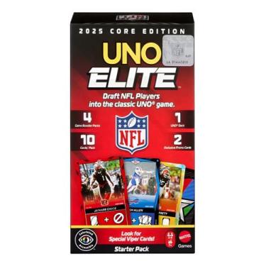 Imagem de Jogo De Cartas Uno Elite Nfl - Mattel