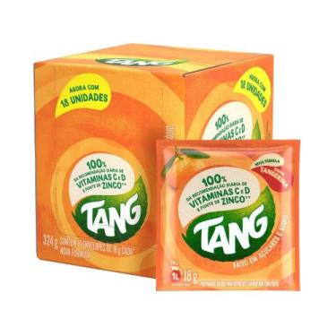 Imagem de Suco em Pó Tang Refresco Tangerina 18g - 18 Unidades