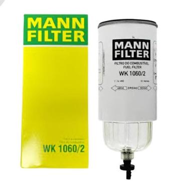 Imagem de Filtro Combustível Separador Água Dreno E Copo Wk1060/2 - MANN