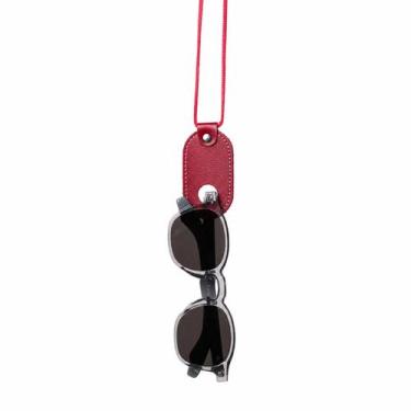 Imagem de Porta Óculos com Cordão para Pescoço Artlux PO001 -, Vermelho