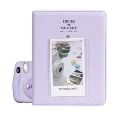 Imagem de Álbum de fotos capa dura para Instax Mini - 64 fotos - Genérica