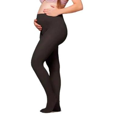 Imagem de Meia-Calça Audace Maternidade 15-20mmHg Fechada Preta Tam C - Sigvaris