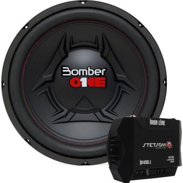 Imagem de Kit Módulo Stetsom IR400.1 400W 1 Canal 2 Ohms Subwoofer 10 Bomber One