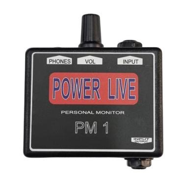 Imagem de Amplificador de Fone 3 em 1 Power Live PM1 New Live