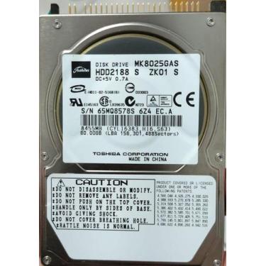 Imagem de Hd Ide Toshiba 80gb 2.5 Oferta