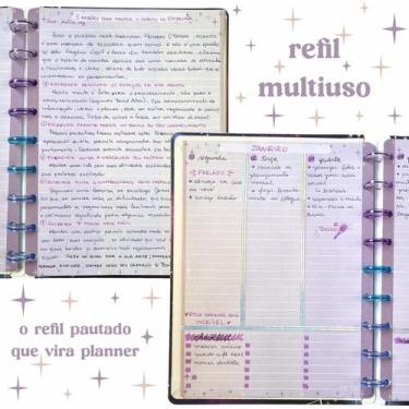 Imagem de Refil Pautado Multiuso Anoitecer Médio - Caderno de Disco - Octo - Pla