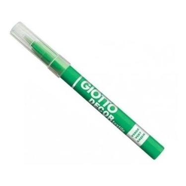 Imagem de Caneta VERDE Permanente Tecido Marker GIOTTO - 495420