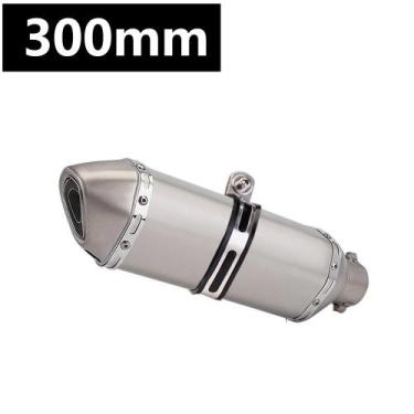 Imagem de Escapamento Universal De Aço Inoxidável 51MM 570mm Para Motores Ninja4
