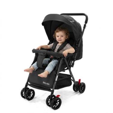 Imagem de Carrinho de Bebê Passeio Reversível 15kg Runner Infantil com Bandeja F