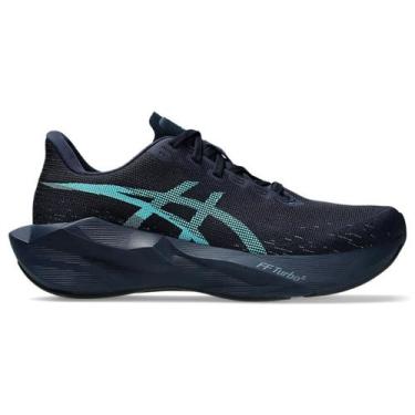 Imagem de Tênis Asics Novablast 6 Masculino, 40, Marinho, Azul claro