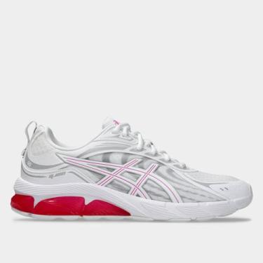 Imagem de Tênis Asics Gel-Quantum 180 VIII, Branco, Rosa, 39