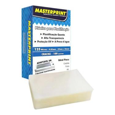 Imagem de Polaseal Para Crachá 59x86mm 125 Mic 100 Uni Plastificação  Kit 3un - 