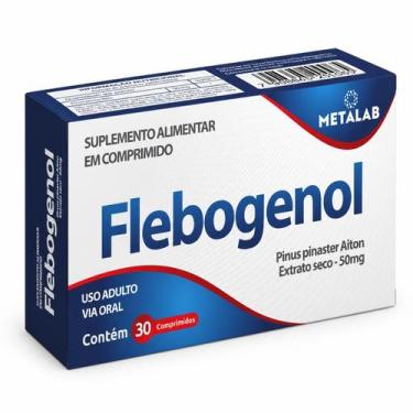 Imagem de Flebogenol 50mg 30 Comprimidos Pinus Pinaster Aiton Extrato Seco Suple