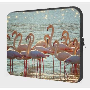 Imagem de Case Notebook 14 Slim Flamingo na agua