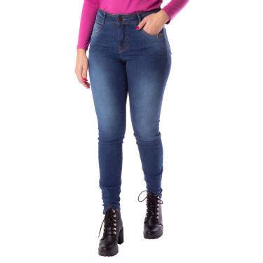 Imagem de Calça Jeans Feminina Pitt Skinny Azul - 38