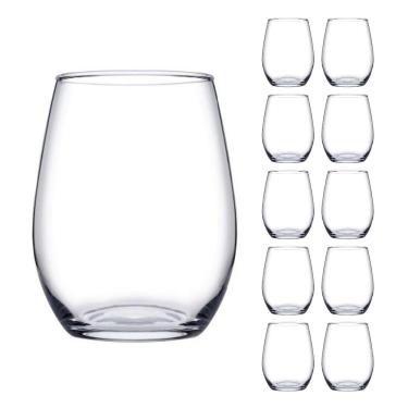 Imagem de Copo Vidro Redondo Transparente Amber Duravel 440ml - 8 Un