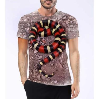 Imagem de Camiseta Camisa Cobra Coral Verdadeira Serpente Venenosa 9 - Estilo Kr