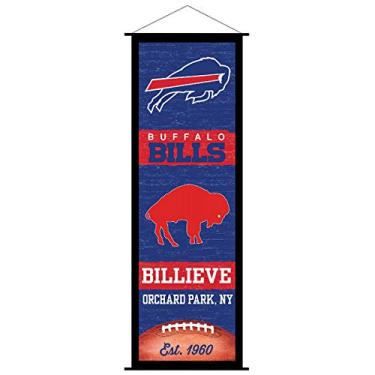Imagem de Banner Buffalo Bills e placa de rolagem