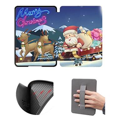 Imagem de Capa para Kindle 10ª geração em 2019, modelo J9G29R, capa à prova de quedas com alça de mão e ativação automática - função hibernar