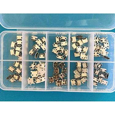 Imagem de Tingpai Multi-especificação Micro USB Connector Pin Female SMT So et Ja Set