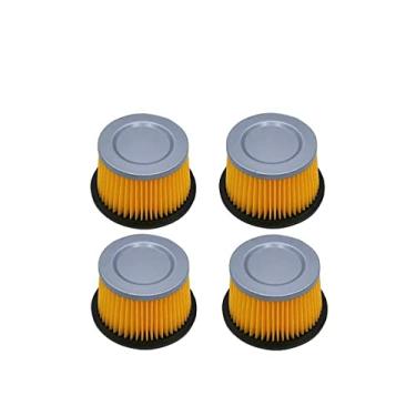 Imagem de TENOMAL 4 Pack 30727 Air Filter Replace Tecumseh 30727 30604 John Deere AM30900 Cub Cadet 488619 488619-R1 TC-30727 056-002 30-070 Fits Tecumseh H22 H25 H30 H35 H40 H50 H60 H70 HH60 HH70 V70