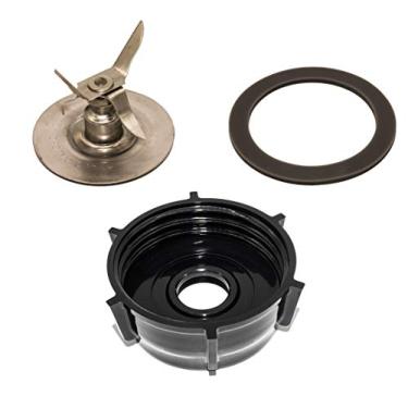 Imagem de Blendin Lâmina trituradora de gelo com tampa de base de jarro, combo de vedação de anel de vedação de borracha, compatível com liquidificadores Oster e Osterizer