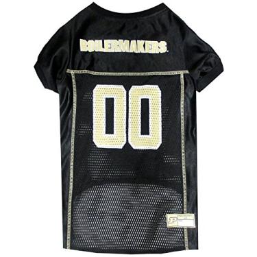Imagem de Pets First NCAA College Purdue University Jersey de malha para cães e gatos, tamanho GG, camiseta licenciada para cães com seu time favorito de futebol e basquete universitário