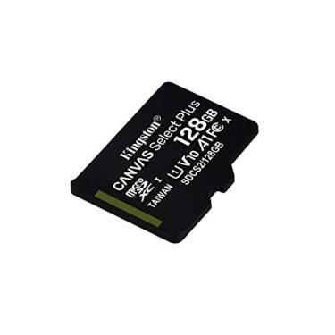 Imagem de Kingston Cartão microSDXC Canvas Select Plus de 128 GB | Até 100 MB/s | A1 Classe 10 UHS-I | Sem adaptador | SDCS2/128GBSP