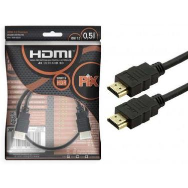 Cabo HDMI 2.1v 8K UltraHD Dinâmico Brasforma 1.5m Ponta Gold