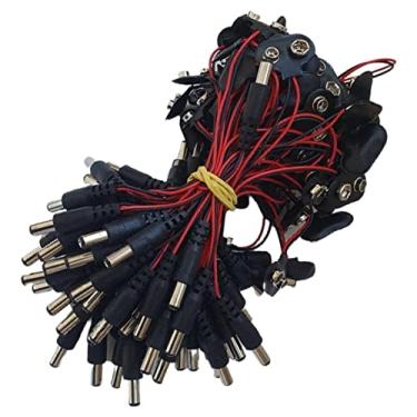 Imagem de Conector Clip Para Bateria 9V com Plug P4 ideal para Arduino - Kit 50 Unidades