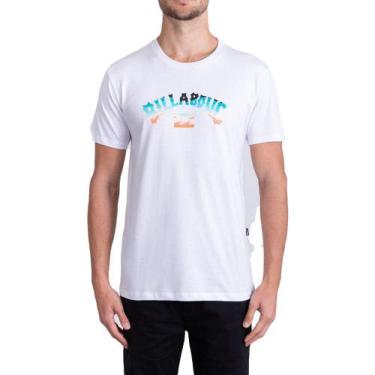 Imagem de Camiseta Billabong Arch Fill Color Masculina Branco