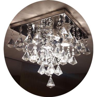 Imagem de Lustre Moderno Para Quarto Com Lâmpadas BF Inclusas