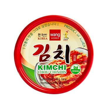 Imagem de Kimchi Coreano Acelga Temperada em Conserva Apimentada Vegano Wang - 160g