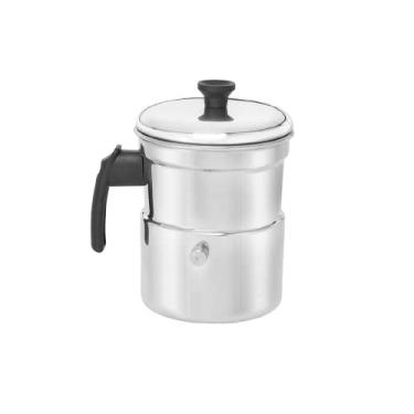 Imagem de Leiteira com Apito Polida Siempra Nº14, Alumínio, Ramos