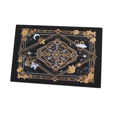 Imagem de Tachiuwa Tapete de costura, tapete de corte, mesa, almofada de escrita, placa de corte artesanal, tapete artesanal para acessórios de costura, faça você mesmo, Ouro Preto 44x30cm