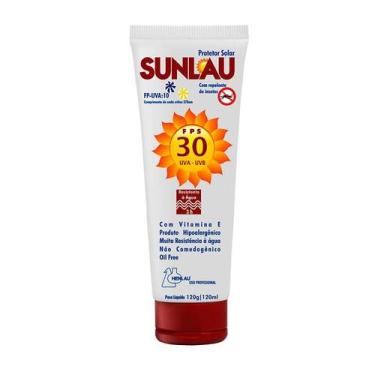 Imagem de Protetor Solar Com Repelente 120ml Fator 30 Sunlau - Henlau