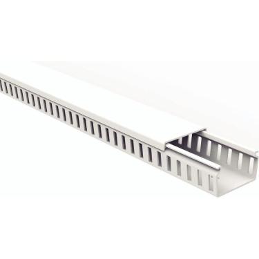 Imagem de Canaleta Para Painel Tramontina Semiaberta Branca 50x50x2000mm Tramontina