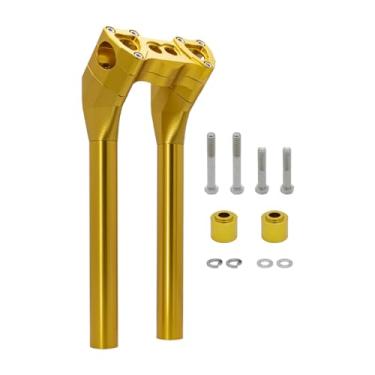 Imagem de Kit de extensão de elevação de guidão de 30,5 cm de altura para motocicleta, 28 mm de diâmetro de braçadeira compatível com Harley Dyna Street bob Softail Sportster 883 1200