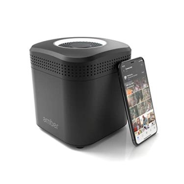 Imagem de LatticeWork AM1211-2 Amber Plus Armazenamento inteligente multifuncional com HDD de 2 TB x 2 e roteador AC2600 sem fio