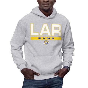 Imagem de Hybrid Sports NFL - Los Angeles Rams - City Block - Moletom com capuz masculino e feminino - tamanho médio