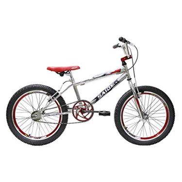 Imagem de Bicicleta aro 20 BMX Cross Fresstyle Bike Infantil Saidx Cromada Resistente (Vermelho)