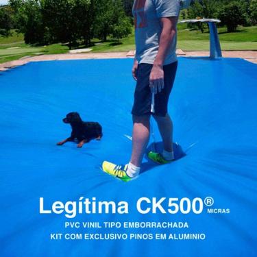 Imagem de Capa de Piscina 4x9,5 Proteção PVC 500 Micras Suporta 300Kg