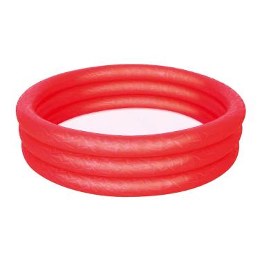 Imagem de Piscina inflável Play de 101 litros infantil Bestway com 3 anéis Vermelho