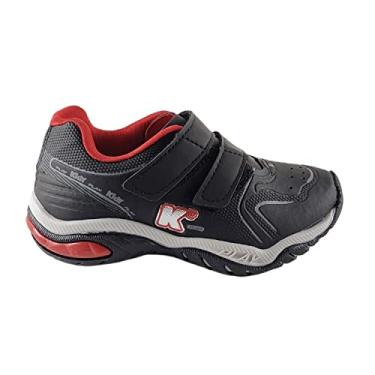 Imagem de Tênis Infantil Menino Kidy Masculino Confortável Sem Cadarço Cor:Preto;Tamanho:32;Gênero:Masculino