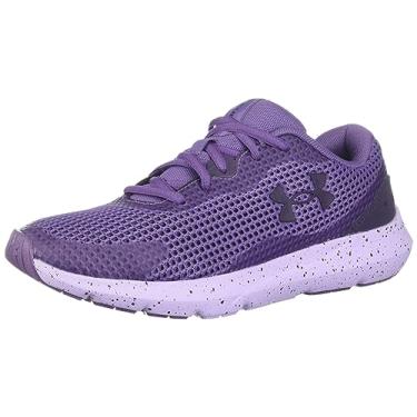 Imagem de Under Armour Tênis de corrida feminino Surge 3, Roxo retrô/tux roxo/tux roxo, 7.5
