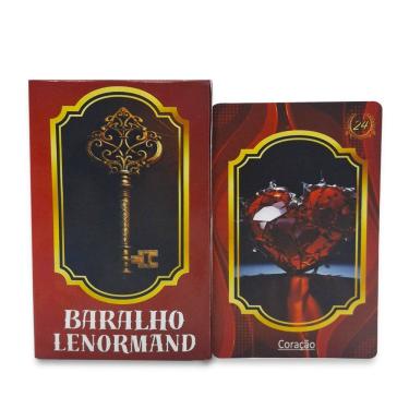 Imagem de Baralho Lenormand Cartomante de Paris 36 Cartas com Manual