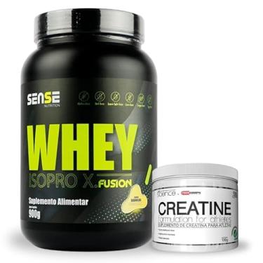 Imagem de Kit Whey Iso Pro X Fusion 900g + Creatina Pura 100g (900g, Baunilha)